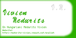 vivien medurits business card